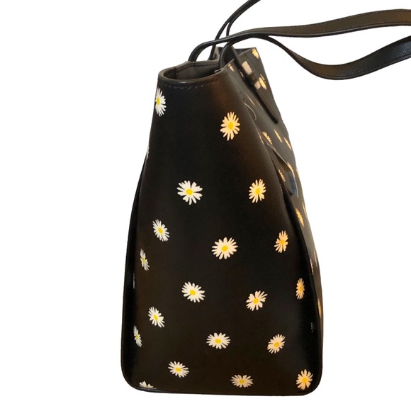 Kate Spade Daisy Blossoms Becca Black Multi Tote Includes Joy Bundle - Picture 2 of 9